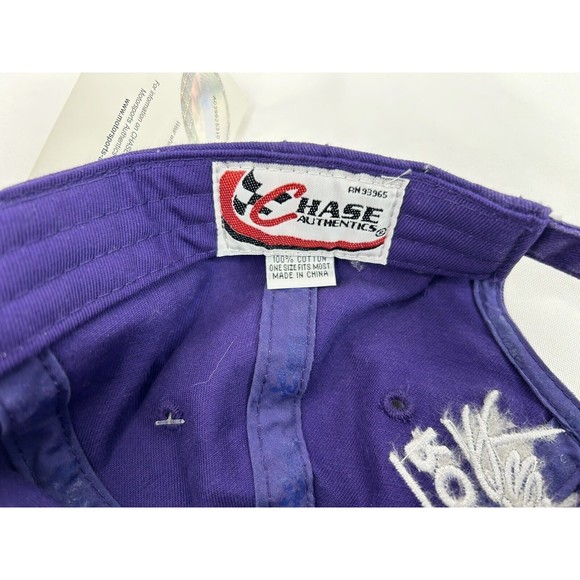 Roush Racing Nascar Strap back Hat Cap #26 New Tags Jamie McMurray Purple - Picture 7 of 7